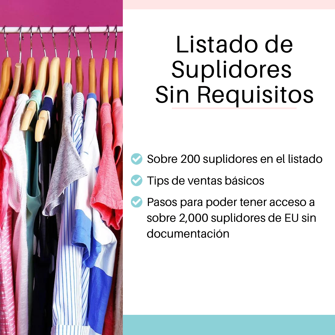 Listado BÁSICO de Suplidores sin REQUISITOS