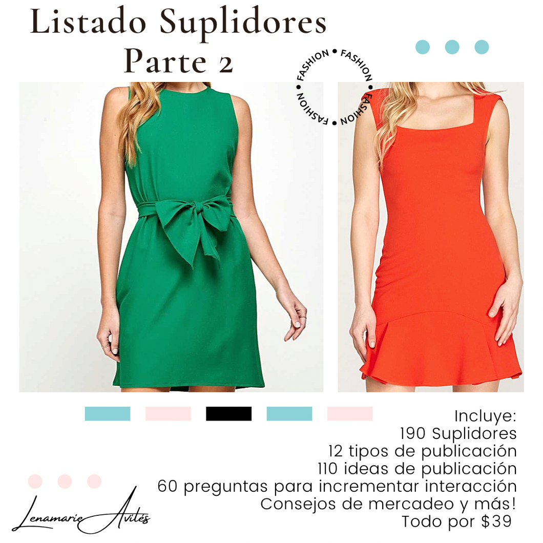 Listado Suplidores Parte 2